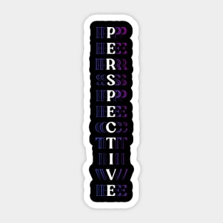 Colorful Perspective Christian Design Sticker